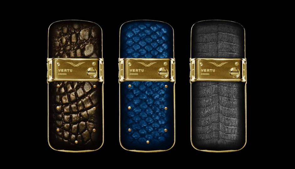 MJ Vertu Single-Copy Edition Constellation Gold Leather, Brown Crocodile, Blue Anaconda, Black Cayman